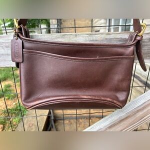Vintage Leather Coach Bag